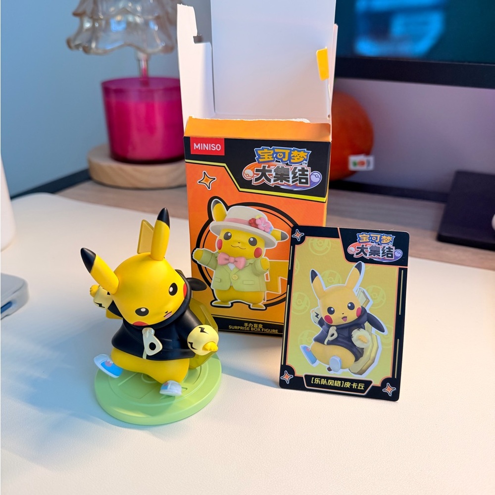 MINISO Pokemon Pikachu Figurine Blindbox